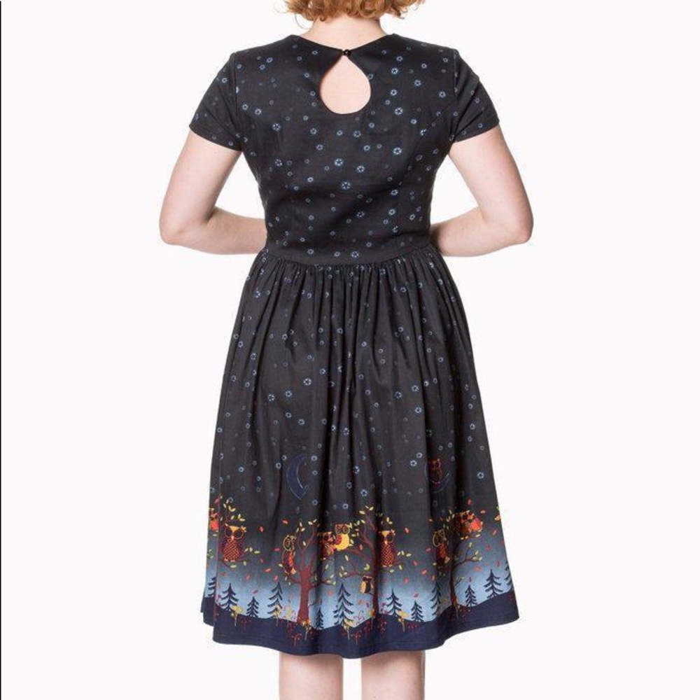 Banned Apparel Rockabilly Owl Dress - Picture 3 of 8
